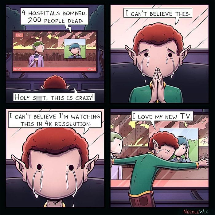 15-35 This Artist’s 25 Dark Comics illustrate  Situations Happened with a Person in Real Life