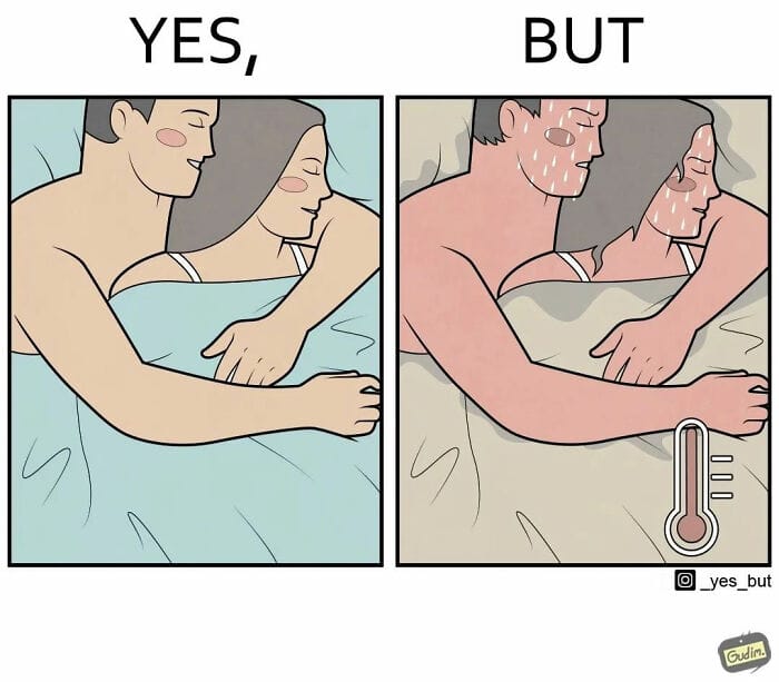 15 20 Two-Panel Illustrations That Depict Contradictory Situations in Society