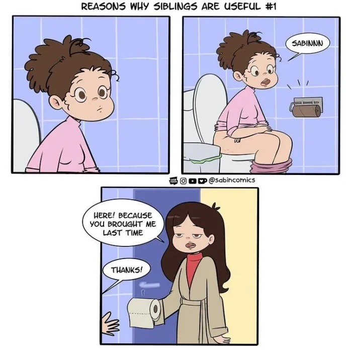 16-1 20 Hilarious Sabin Comics Based on Everyday Situations Faced by a Girl