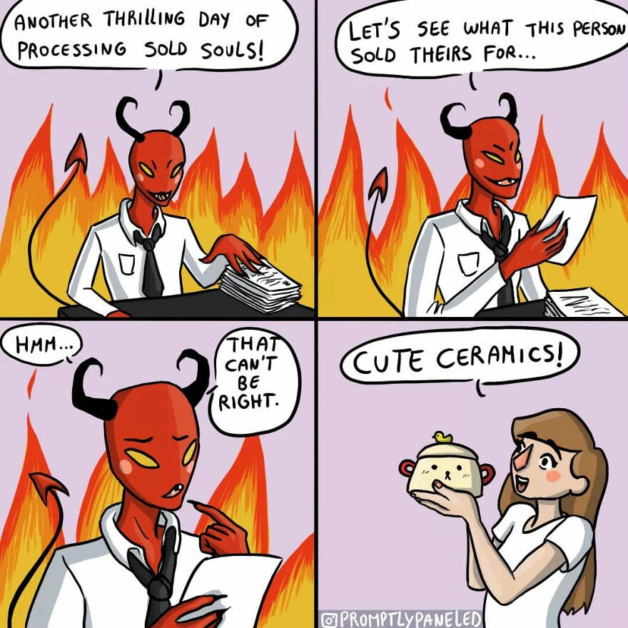 16-26 17+ Promptly Paneled Comics Show Everyday Life Problems and Experiences Faced by Women