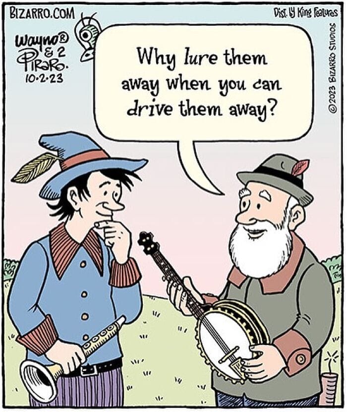 16-4 15+ Bizarro Comics Feature Surreal humor That Depicts Situations