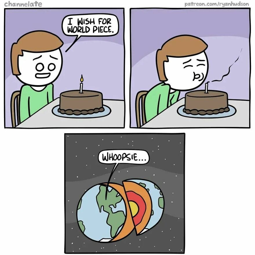 17-1 14+ Times Ryan Hudson comics Turns Everyday Moments  into Humorous Illustrations