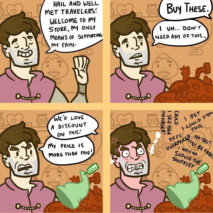 17-12 10+ Times Artist Jakey Boi Arts Creates Random Comics About Dungeons