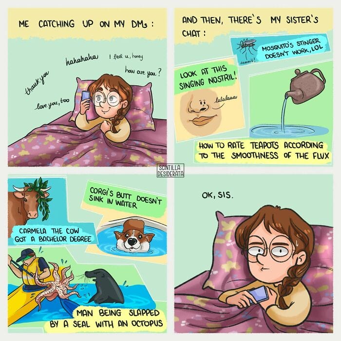 17-15 10+ Eliana Comics Perfectly Capture the Everyday Life of a Girl