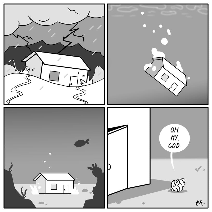 17-2 10+ Dark and Absurd Comics by the Artist Martin Rosner