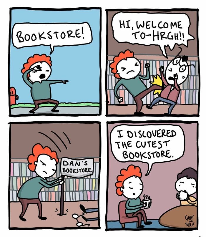 17-23 16+ Goat to Self comics Full of Unexpected Punchlines