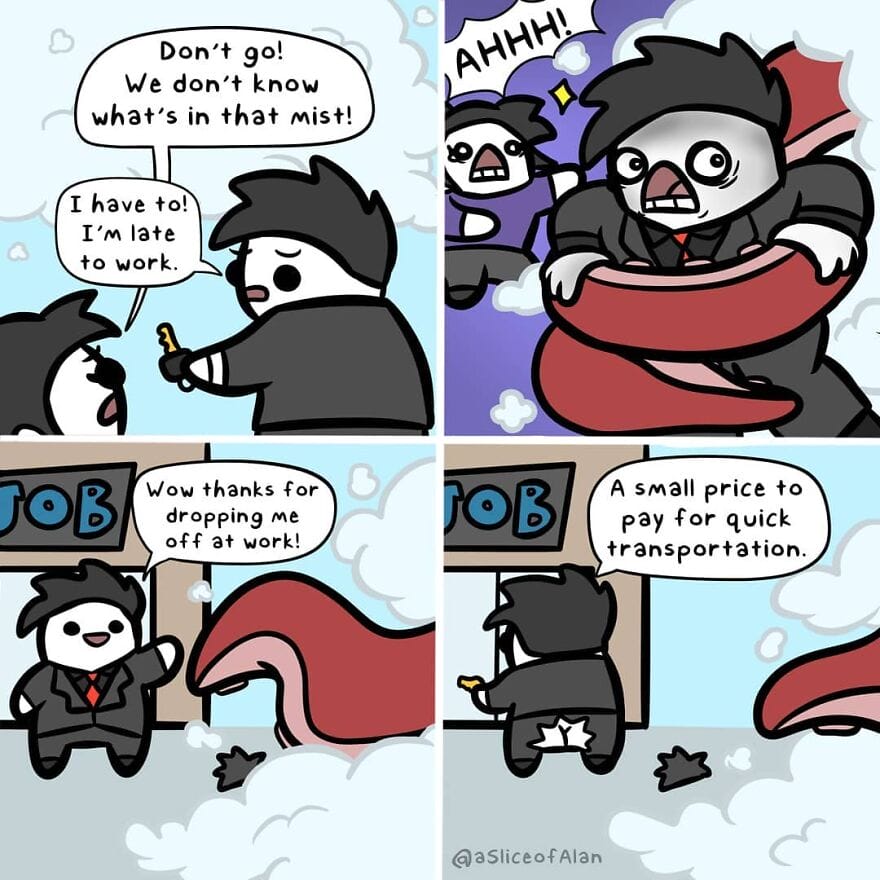 17-27 An Artist Draws 10+ Funny and Relatable Slice of life Humor Comics
