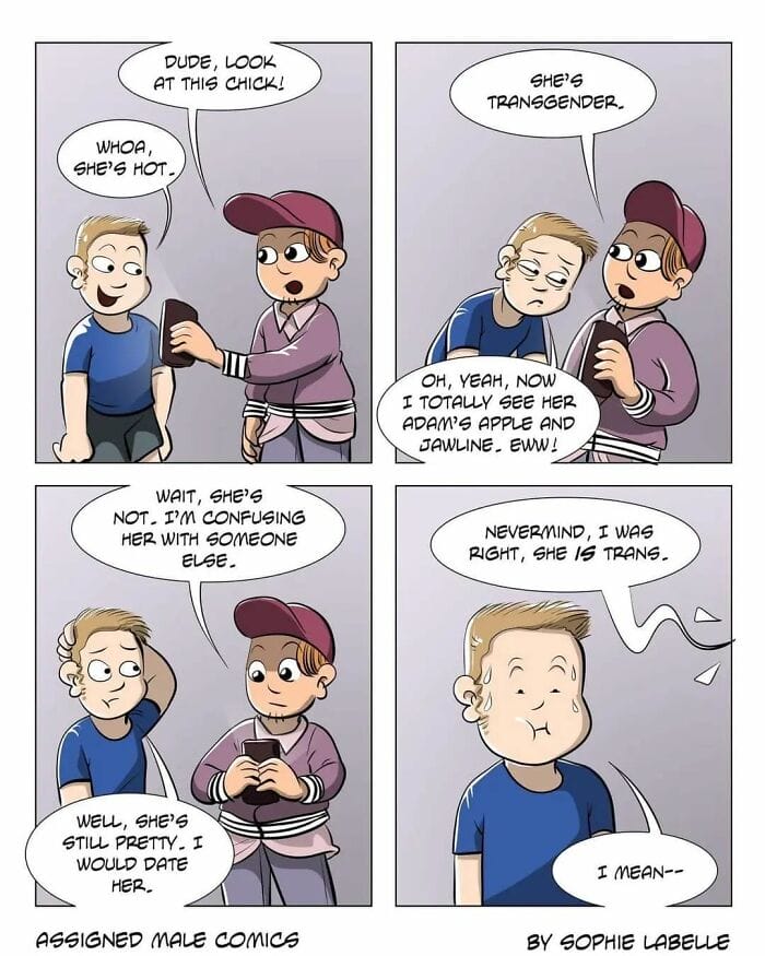 18-81 20 Illustrations by This Artist Depicting Her Experiences as a Transgender Child