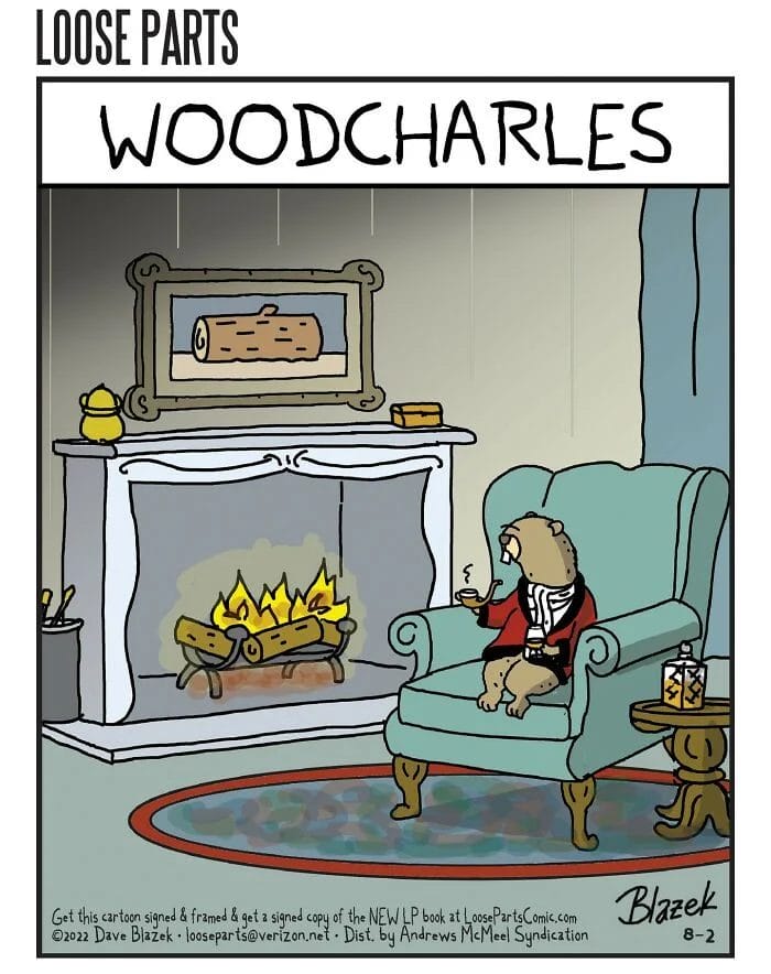 18 20 Times Artist Loose Parts Guy Captures Ridiculous Situations in Single-Panel