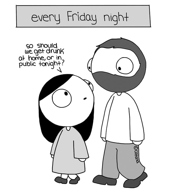 19-64 Girlfriend Depicts: her Life with her Boyfriend Through  19 Brand-New Comics