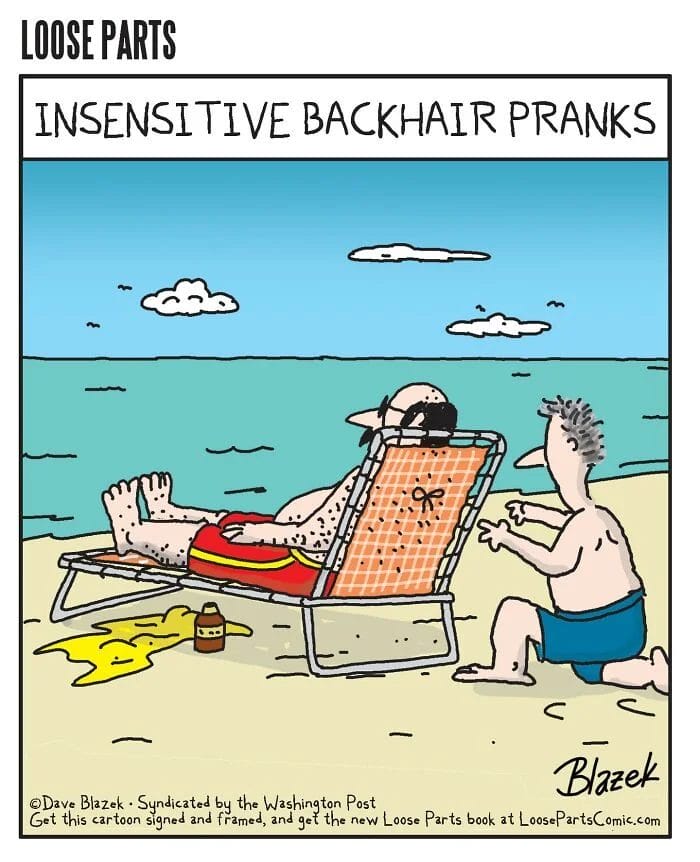 19 20 Times Artist Loose Parts Guy Captures Ridiculous Situations in Single-Panel
