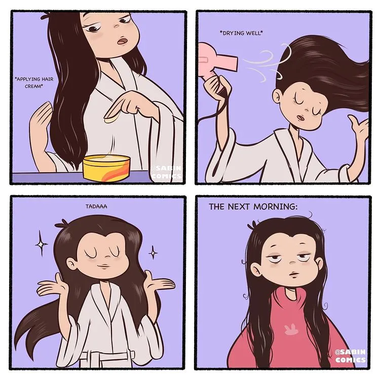 2-1 20 Hilarious Sabin Comics Based on Everyday Situations Faced by a Girl