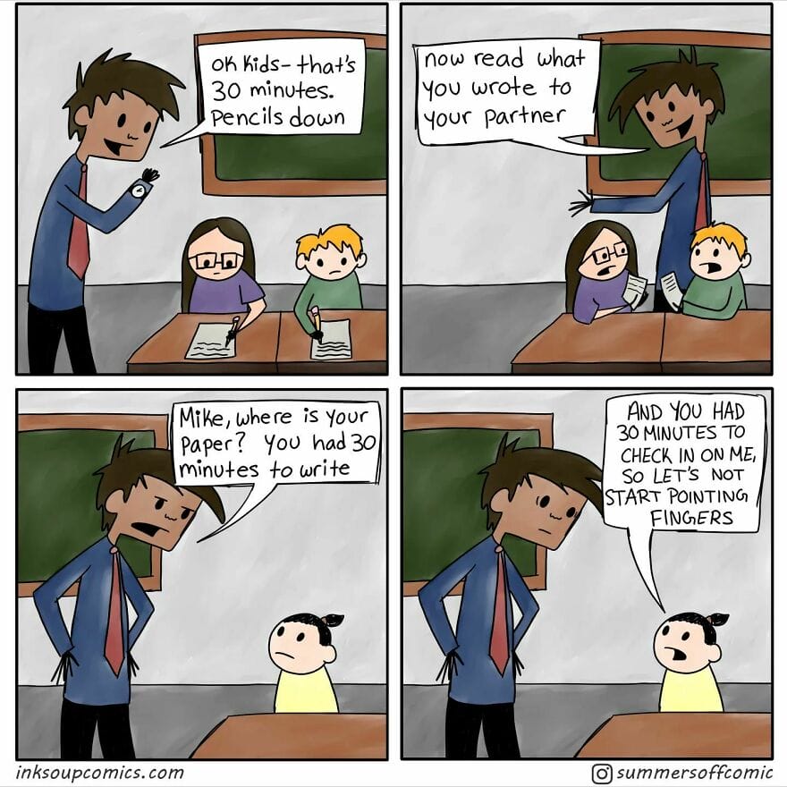 2-54 10+ Times This Artist Shows Struggles Faced by Teacher in Teaching Chidrens Through her Comics