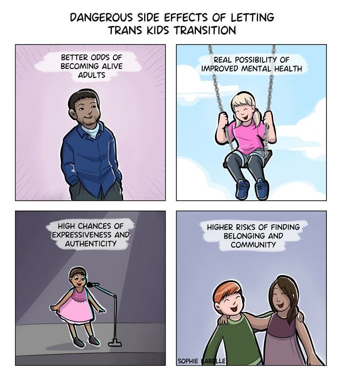2-86 20 Illustrations by This Artist Depicting Her Experiences as a Transgender Child