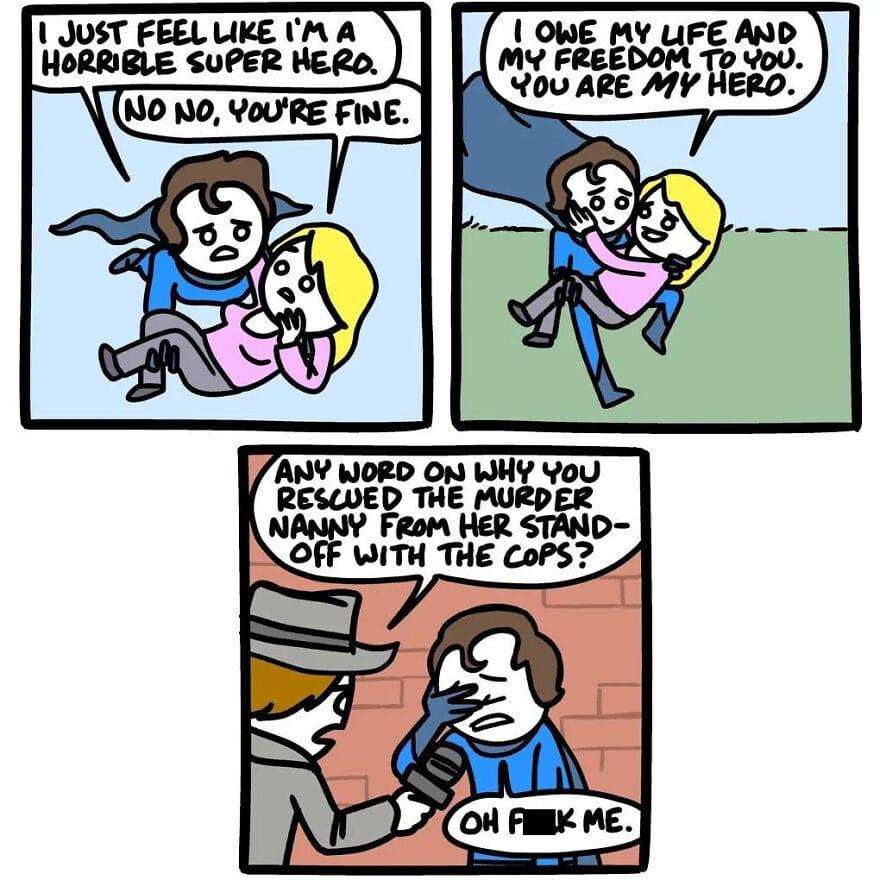 20-1 14+ Times Ryan Hudson comics Turns Everyday Moments  into Humorous Illustrations