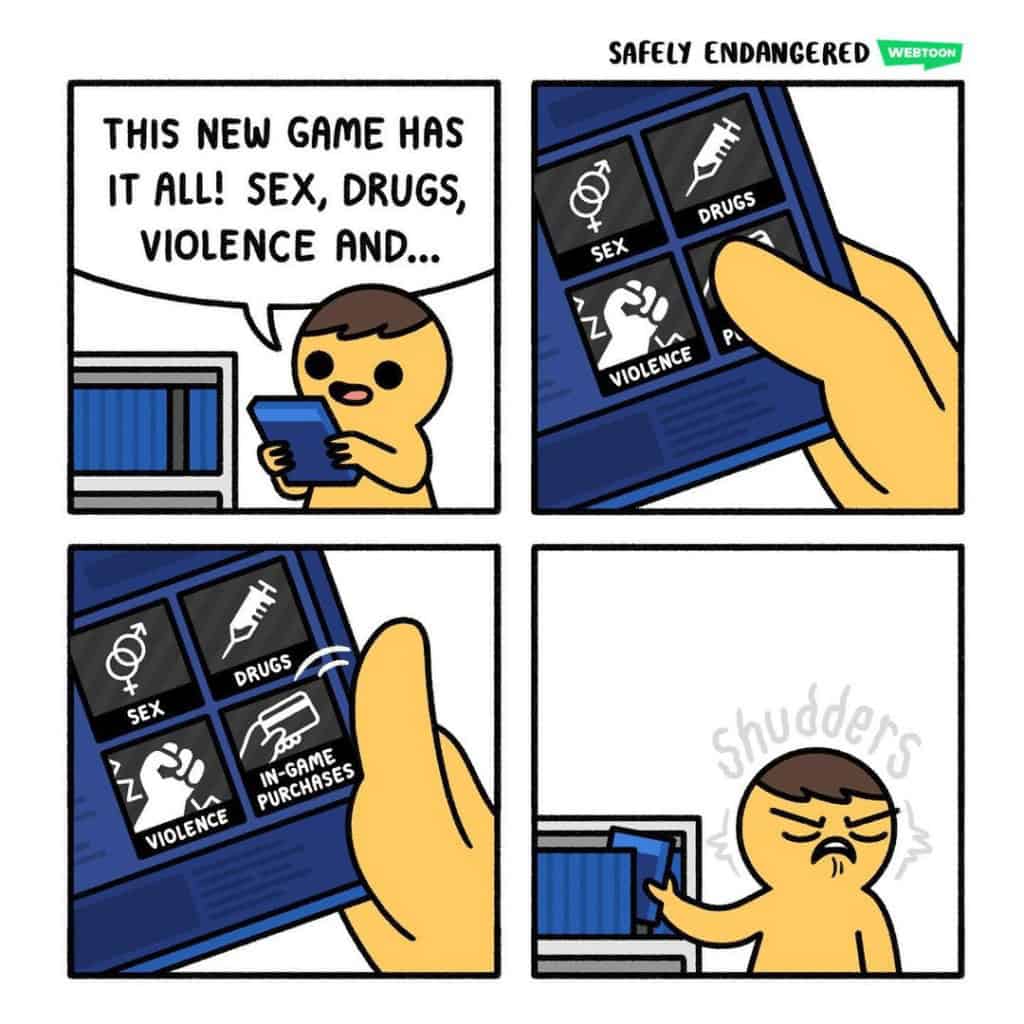 20-19 16+ Safely Endangered Comics Full of Ironic Twists by a Cartoonist Who Has 1.6 Million Followers