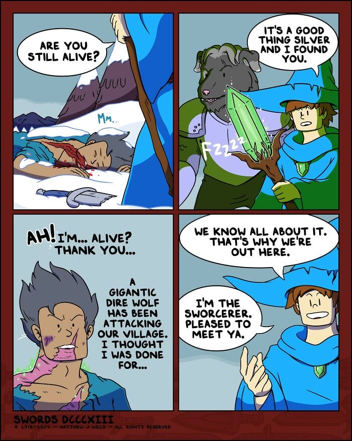 20-22 Here are 15 Swords Comic Strips That Revolves Around Magical Swords