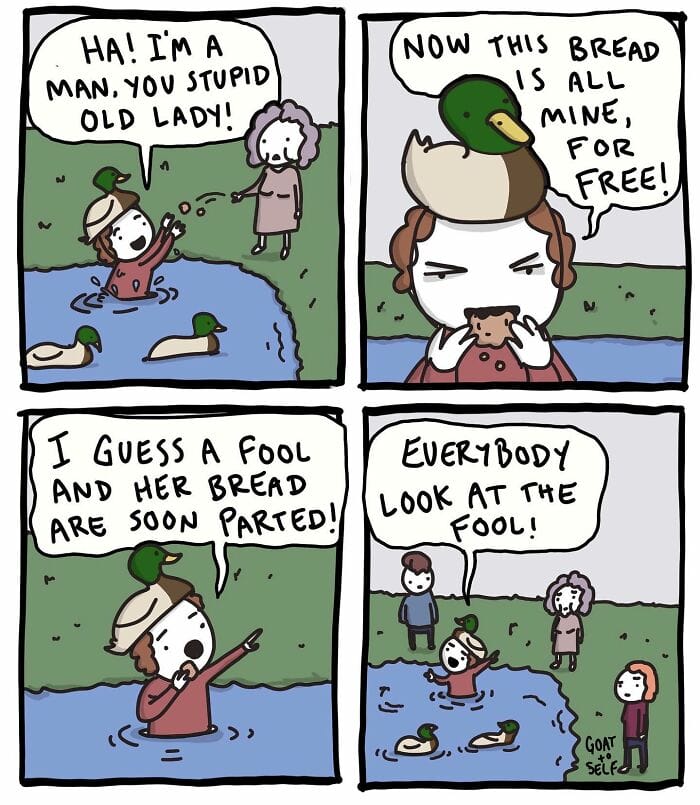 20-23 16+ Goat to Self comics Full of Unexpected Punchlines