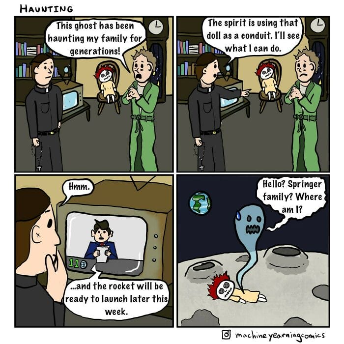 20-38 15+ Hilarious and Dark Machine Yearning Comics with unexpected twists