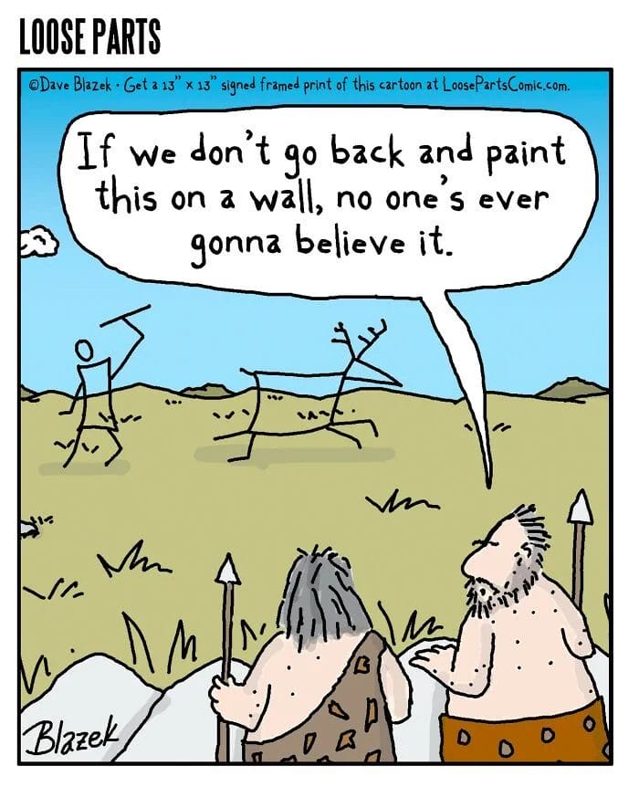 20 20 Times Artist Loose Parts Guy Captures Ridiculous Situations in Single-Panel