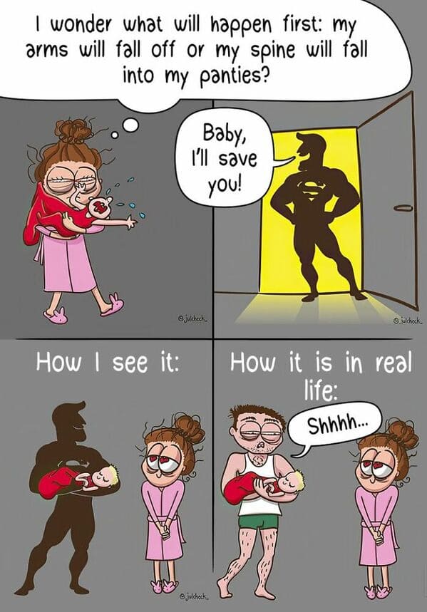 3 How Everyday's Life Goes Being a Mom is Shown in 20 Wholesome Comics