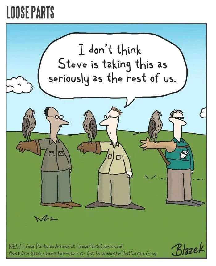 3 20 Times Artist Loose Parts Guy Captures Ridiculous Situations in Single-Panel