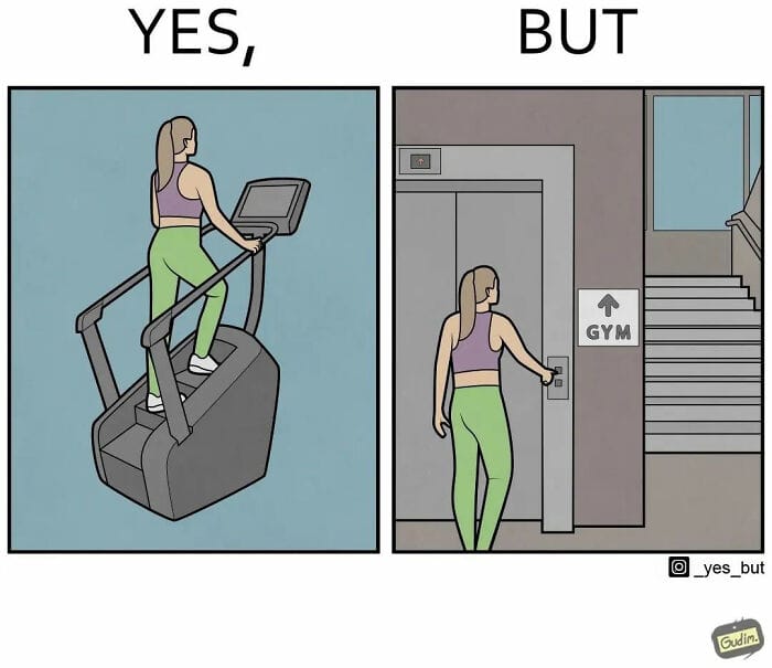4-1 20 Two-Panel Illustrations That Depict Contradictory Situations in Society