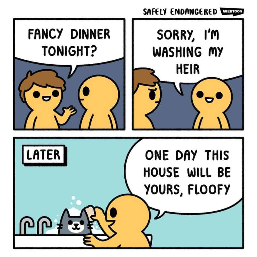4-20 16+ Safely Endangered Comics Full of Ironic Twists by a Cartoonist Who Has 1.6 Million Followers
