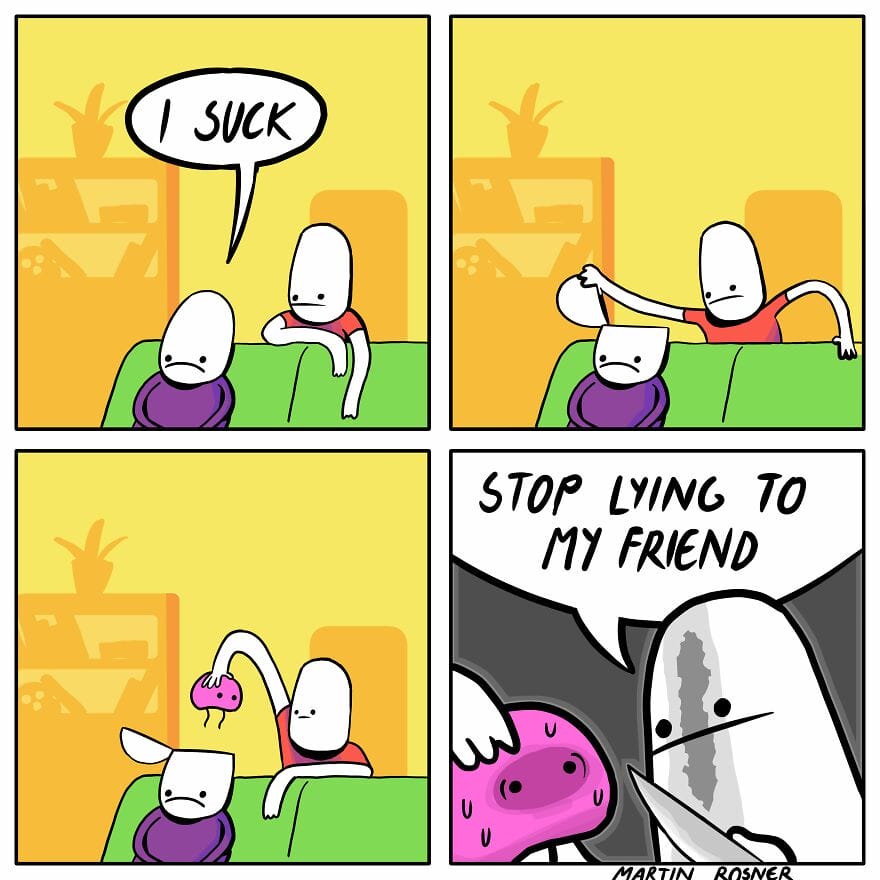 5-2 10+ Dark and Absurd Comics by the Artist Martin Rosner
