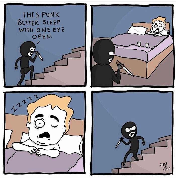 5-25 16+ Goat to Self comics Full of Unexpected Punchlines