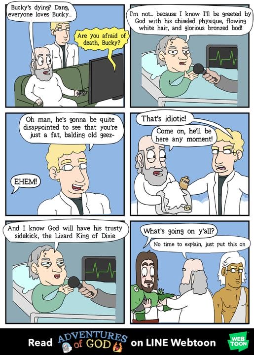 5-5 20 Long Comic Strips That Humorously Portray the Relationship Between God and Humanity