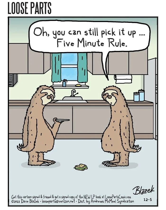 5 20 Times Artist Loose Parts Guy Captures Ridiculous Situations in Single-Panel