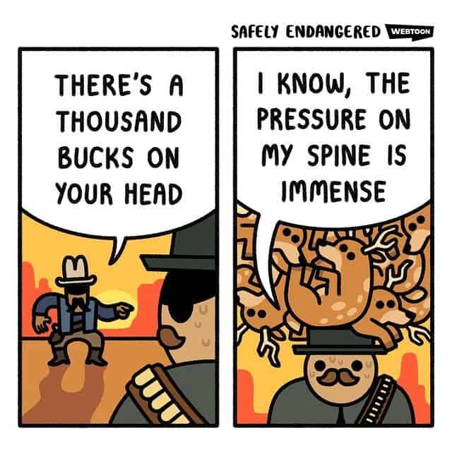 6-21 16+ Safely Endangered Comics Full of Ironic Twists by a Cartoonist Who Has 1.6 Million Followers