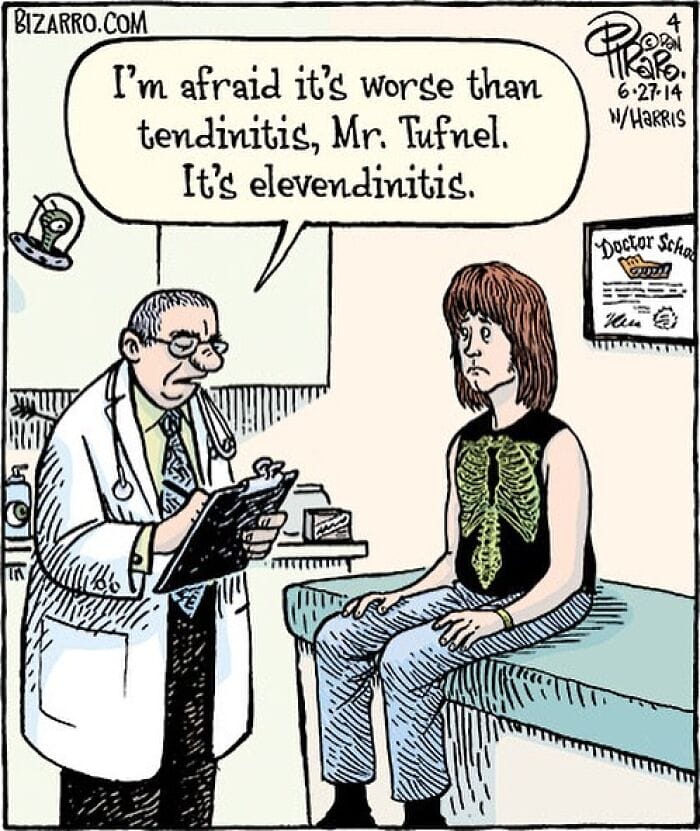 6-4 15+ Bizarro Comics Feature Surreal humor That Depicts Situations