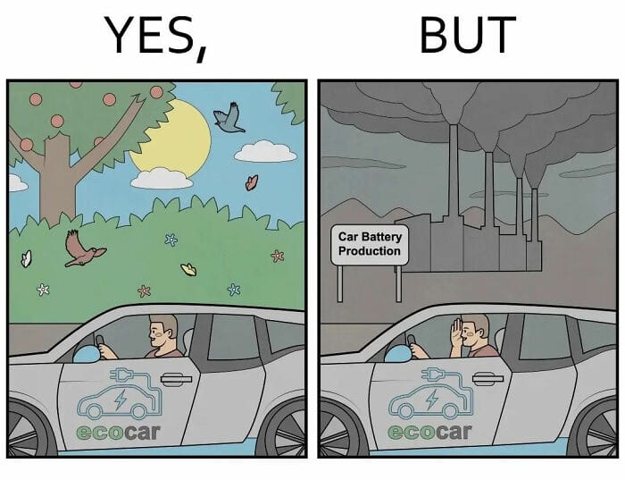6 20 Two-Panel Illustrations That Depict Contradictory Situations in Society