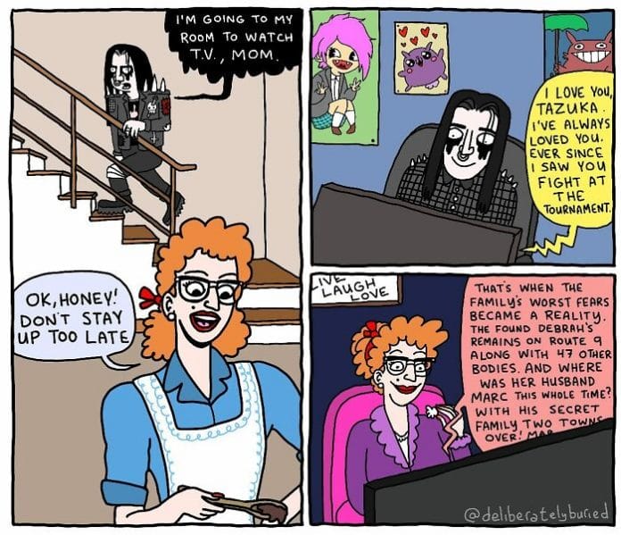 7-15 10+ Deliberately Buried Comics Full of Unexpected Twists for Dark Humor Lovers