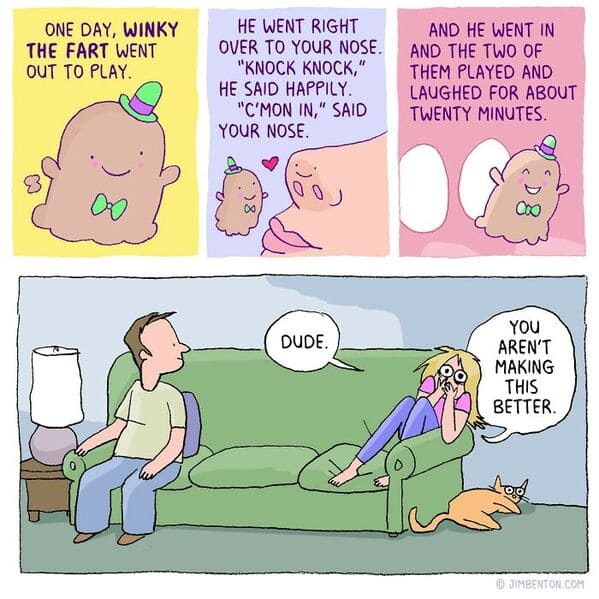 7-20 artist Jim Benton Makes 18+ Comics Full of Humorous Twists
