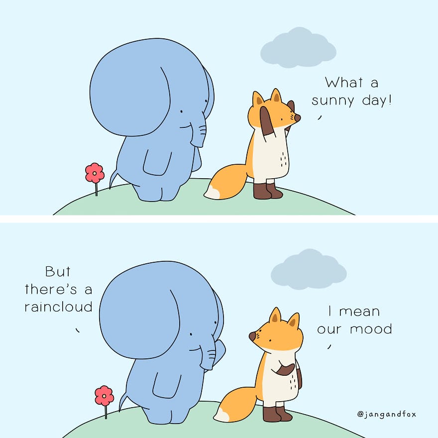 7-38 15+ Heart Touching Jangandfox Comics Using Animals