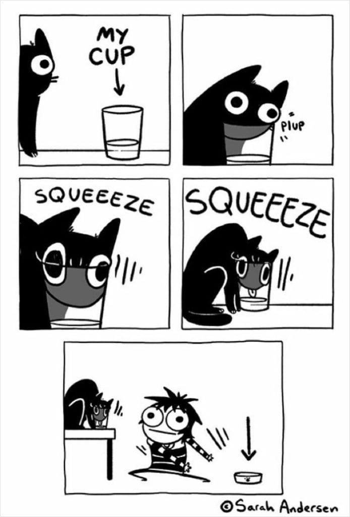 7-94-694x1024 20 Hilarious Comics By Sarah Andersen That Perfectly Capture The Quirky Differences Between Cats And Dogs