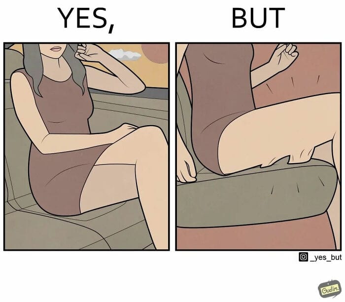 7 20 Two-Panel Illustrations That Depict Contradictory Situations in Society