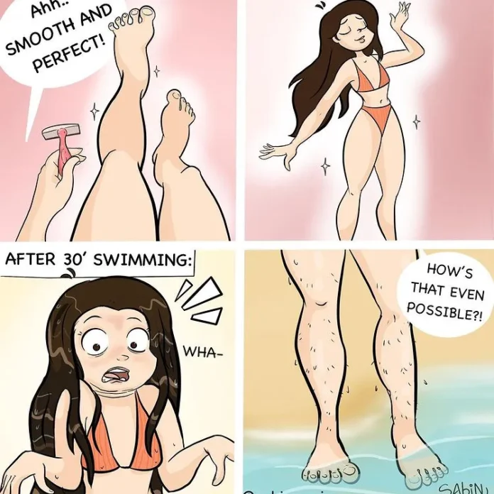 8-1 20 Hilarious Sabin Comics Based on Everyday Situations Faced by a Girl
