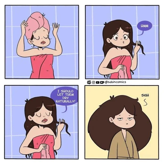 9-1 20 Hilarious Sabin Comics Based on Everyday Situations Faced by a Girl