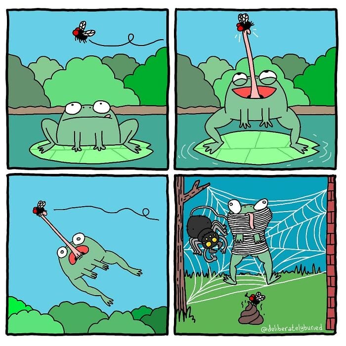 9-14 10+ Deliberately Buried Comics Full of Unexpected Twists for Dark Humor Lovers