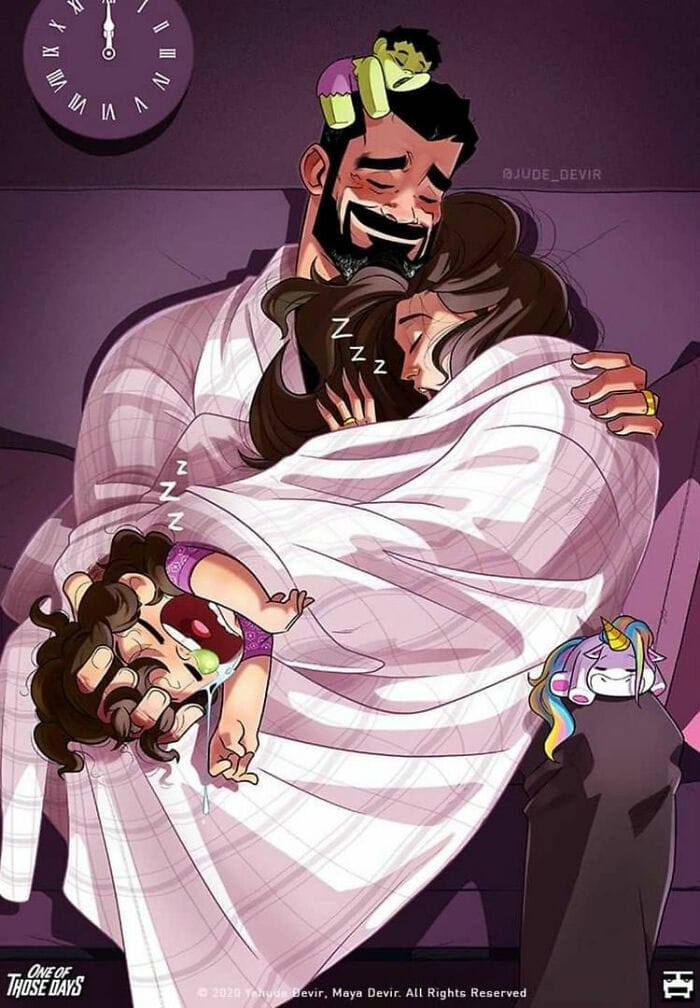 9-29 20 Yehuda and Maya comicsThat Show wife and husband Love Doesn't Have To Be Perfect