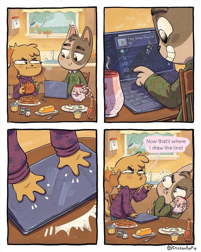 9-71 20 Wholesome Chicken PupPie Comics That Will Bring a Smile to Your Face
