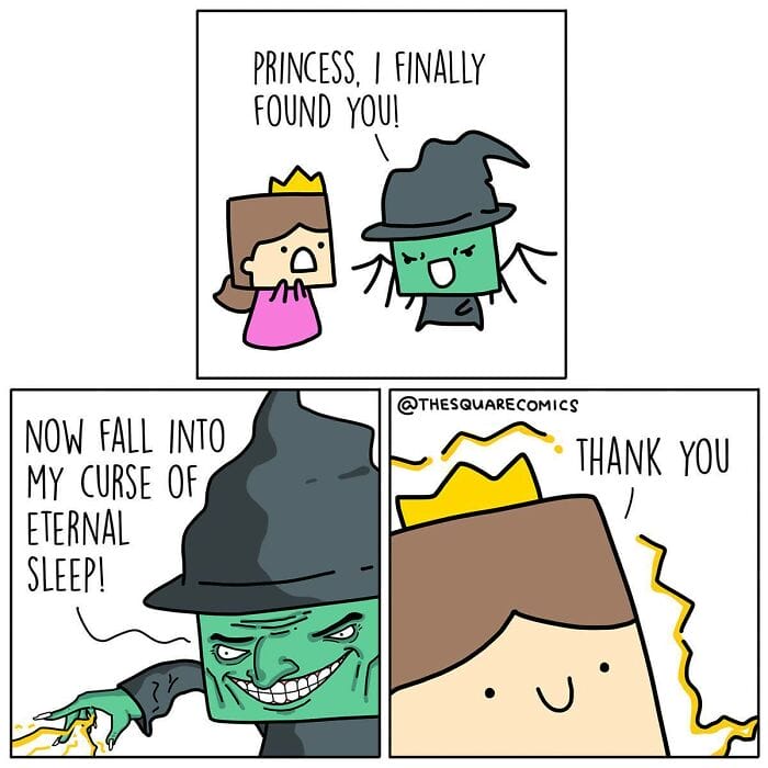 1-17 This Artist Creates Hilarious Comics with Dark Twists (20 New Pics)