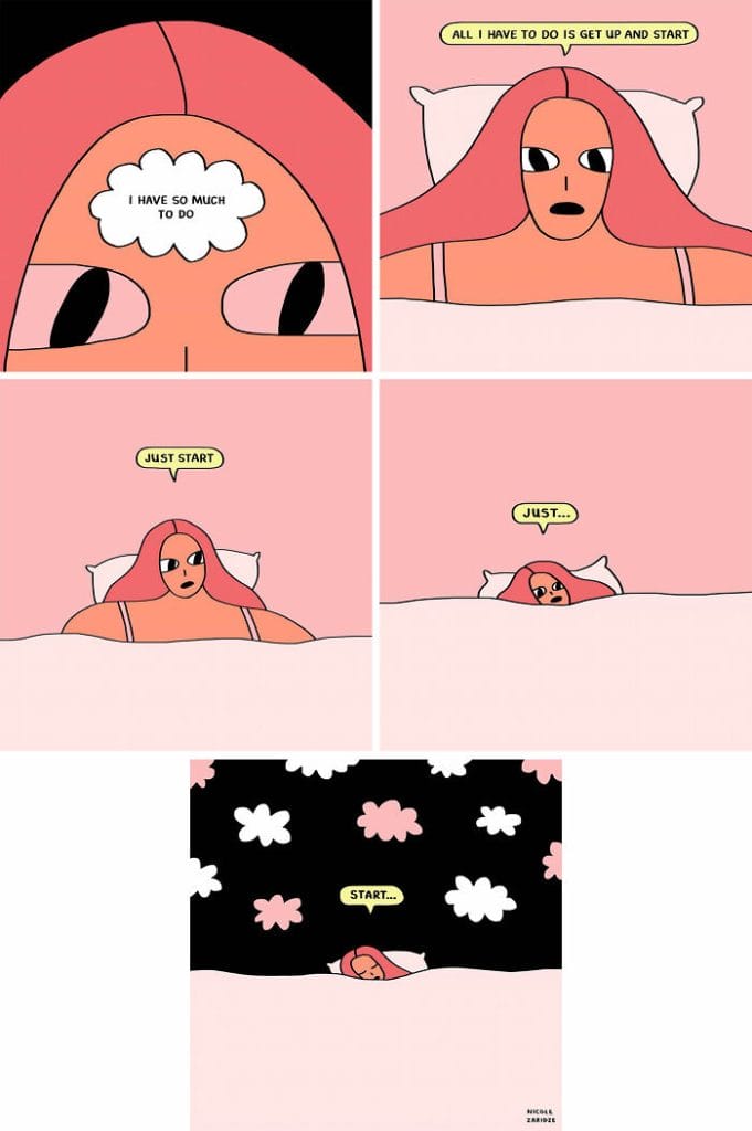14-12-681x1024 20 Funny and Relatable Comics and Illustrations by Nicole Zaridze