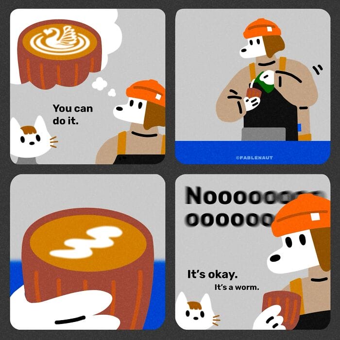 20-26 20 Fun Comics By Fablenaut That Perfectly Capture Coffee Culture