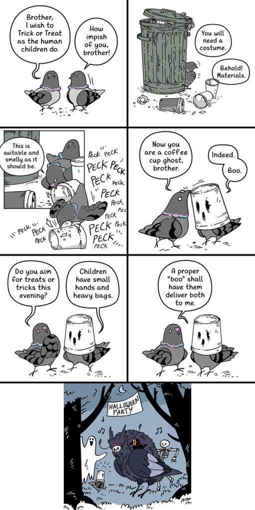 20-4-512x1024 20 Delightfully Whimsical Comics from Isabelle Melançon’s 'Crow Time