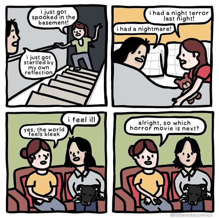 7-32 Artist Drops 20 New Cute and Relatable Comics Highlighting Relationship Quirks